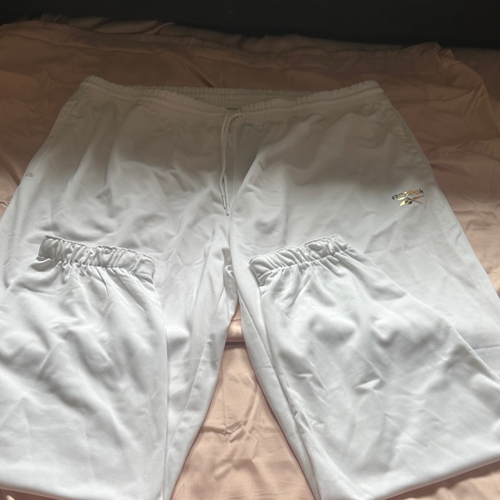Reebok Classic White track pants